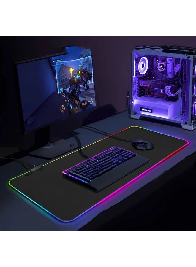 Large RGB Gaming Mouse Pad 250x350mm Wireless Fast Charging Adjustable Lighting Desk Mat - Image 3